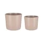 Set de Macetas Ø 22 cm Ø 27 cm 2 Piezas Beige Arcilla de Ibergarden, Macetas para flores - Ref: S3622840, Precio: 19,89 €, De...