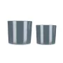 Set of pots Ø 22 cm Ø 27 cm 2 Pieces Anthracite Clay by Ibergarden, Flower Pots - Ref: S3622842, Price: 19,09 €, Discount: %