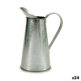 Vaso Modello Scaldalatte Argentato Zinco 17 x 21,5 x 11,3 cm (24 Unità) di Ibergarden, Vasi tradizionali - Rif: S3623079, Pre...