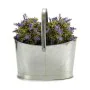 Pot Panier Argenté Zinc 21 x 19,5 x 35,5 cm (12 Unités) de Ibergarden, Pots de fleurs - Réf : S3623080, Prix : 70,46 €, Remis...