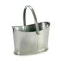 Plant pot Basket Silver Zinc 21 x 19,5 x 35,5 cm (12 Units) by Ibergarden, Flower Pots - Ref: S3623080, Price: 70,46 €, Disco...