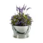 Plant pot Bucket Silver Zinc 25 x 30 x 26,5 cm (12 Units) by Ibergarden, Flower Pots - Ref: S3623081, Price: 51,65 €, Discoun...