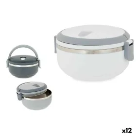 Panier-repas rond avec couvercle Plastique 700 ml (12 Unités) de Kinvara, Stockage des aliments - Réf : S3623107, Prix : 50,7...