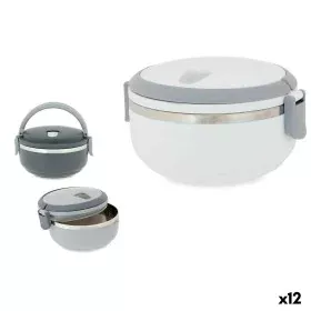 Round Lunch Box with Lid Plastic 700 ml (12 Units) by Kinvara, Food storage - Ref: S3623107, Price: 51,74 €, Discount: %