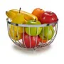 Fruit Bowl Iron Silver 25 x 14 x 25 cm (24 Units) by Kinvara, Bowls and large cups - Ref: S3623111, Price: 90,33 €, Discount: %