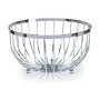 Fruit Bowl Iron Silver 25 x 14 x 25 cm (24 Units) by Kinvara, Bowls and large cups - Ref: S3623111, Price: 90,33 €, Discount: %