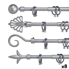 Curtain Bar Extendable Silver Iron 5 x 122 x 5 cm (8 Units) by Gift Decor, Curtain Poles & Tracks - Ref: S3623113, Price: 49,...