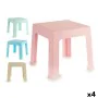 Mesa Infantil Rattan Plástico 47 x 42 x 47 cm (4 Unidades) de Pincello, Jogos de móveis - Ref: S3623170, Preço: 40,43 €, Desc...