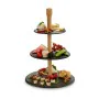 Etagère Rond 30 x 40 cm Noir Bois Ardoise (8 Unités) de Kinvara, Plats et plateaux - Réf : S3623207, Prix : 70,19 €, Remise : %