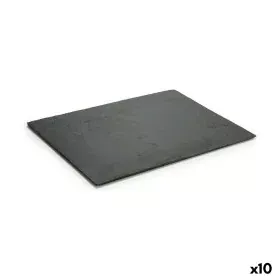 Plateau apéritif Noir Ardoise 40 x 0,5 x 30 cm (10 Unités) de Kinvara, Plats et plateaux - Réf : S3623208, Prix : 38,90 €, Re...