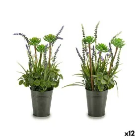 Decorative Plant Lavendar Metal Plastic 13 x 40 x 13 cm (12 Units) by Ibergarden, Artificial Plants - Ref: S3623240, Price: 7...