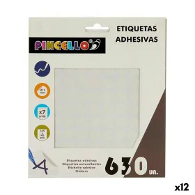 Adhesive labels White Ø 13 mm (12 Units) by Pincello, Adhesive labels and stickers - Ref: S3623258, Price: 4,95 €, Discount: %