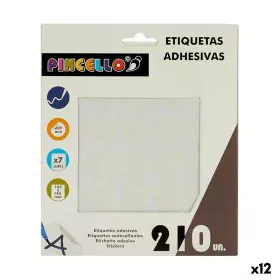 Adhesive labels White Ø 25 mm (12 Units) by Pincello, Adhesive labels and stickers - Ref: S3623260, Price: 4,95 €, Discount: %