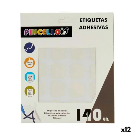 Adhesive labels White 22 x 49 mm Apple (12 Units) by Pincello, Adhesive labels and stickers - Ref: S3623262, Price: 4,95 €, D...