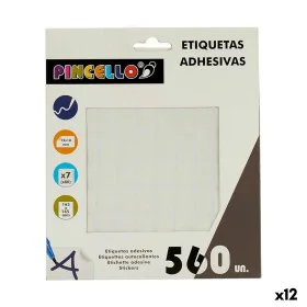 Adhesive labels White 12 x 18 mm Rectangular (12 Units) by Pincello, Adhesive labels and stickers - Ref: S3623264, Price: 4,9...