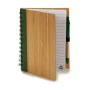 Spiral Notebook with Pen 14 x 18 cm Bamboo (12 Units) by Pincello, Wirebound Notebooks - Ref: S3623275, Price: 21,84 €, Disco...