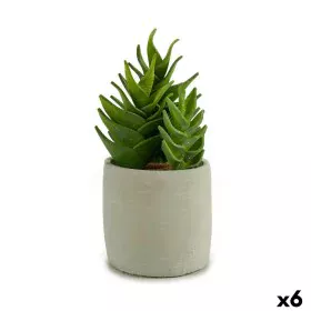 Pianta Decorativa Succulenta Plastica 12 x 24 x 12 cm (6 Unità) di Ibergarden, Piante artificiali - Rif: S3623296, Prezzo: 70...