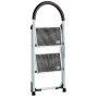 Escadote dobrável Branco Preto Cinzento Metal 38 x 50 x 84 cm (6 Unidades) de Kipit, Escadotes dobráveis - Ref: S3623308, Pre...