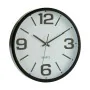 Horloge Murale Blanc Noir Verre Plastique 40 x 5 x 40 cm (6 Unités) de Gift Decor, Pendules murales - Réf : S3623311, Prix : ...