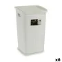 Laundry Basket Stefanplast Elegance White Plastic 50 L 36,5 x 54,5 x 38 cm (6 Units) by Stefanplast, Laundry Baskets - Ref: S...