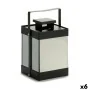 LED Lantern Black Mirror 12,5 x 18,5 x 12,5 cm (6 Units) by Gift Decor, Post Lights - Ref: S3623326, Price: 66,50 €, Discount: %