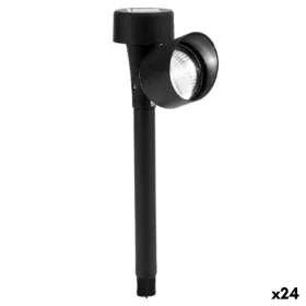 Solar lamp Black polypropylene 12 x 26 x 5,5 cm (24 Units) by Ibergarden, Solar Lights - Ref: S3623377, Price: 45,21 €, Disco...