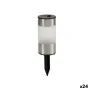 Solar lamp Marker White Black Transparent 6,3 x 21,5 x 6,3 cm (24 Units) by Ibergarden, Solar Lights - Ref: S3623378, Price: ...