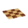 Table Mat Set Squared Bamboo Brown 13 x 2 x 13 cm (24 Units) by Kinvara, Place Mats - Ref: S3623390, Price: 52,61 €, Discount: %