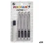 Cutter Lot Argenté Métal Plastique 1,5 x 18,5 x 10 cm (24 Unités) de Pincello, Cutters - Réf : S3623411, Prix : 39,33 €, Remi...