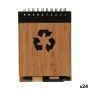 Spiral Notebook with Pen Bamboo 1 x 10 x 13 cm (24 Units) by Pincello, Wirebound Notebooks - Ref: S3623423, Price: 23,75 €, D...