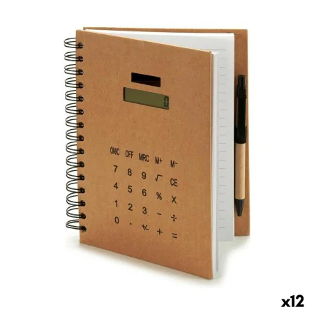 Caderno de Argolas com Caneta Calculadora 2,5 x 21 x 18 cm (12 Unidades) de Pincello, Cadernos de argolas - Ref: S3623431, Pr...