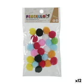 Bastelmaterial Bälle Bunt Ø 2 cm 12 Stück von Pincello, Weben - Ref: S3623435, Preis: 8,01 €, Rabatt: %