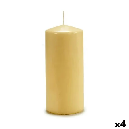 Bougie 9 x 20 x 9 cm Crème (4 Unités) de Acorde, Bougies - Réf : S3623460, Prix : 20,78 €, Remise : %