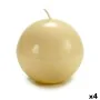 Candle Cream Wax 10 x 10 x 10 cm (4 Units) by Acorde, Candles - Ref: S3623461, Price: 12,58 €, Discount: %