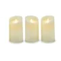 Candle Set Oscillation LED Cream 8 x 13 x 8 cm (6 Units) by Gift Decor, Candle Lights - Ref: S3623462, Price: 89,72 €, Discou...