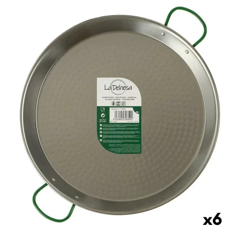 Pan Ø 34 cm Polished Steel (6 Units) by La Dehesa, Paella Pans - Ref: S3623468, Price: 44,75 €, Discount: %