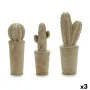 Decorative Garden Figure Cactus Stone 13 x 38 x 13 cm (3 Units) by Ibergarden, Figurines - Ref: S3623511, Price: 10,22 €, Dis...