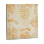 Lienzo Hoja de planta Dorado 28 x 28 x 1,5 cm (36 Unidades) de Gift Decor, Impresiones sobre lienzo - Ref: S3623512, Precio: ...