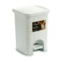 Pedal bin Stefanplast Elegance White Black Plastic 6 L (6 Units) by Stefanplast, Wastebaskets - Ref: S3623538, Price: 52,65 €...