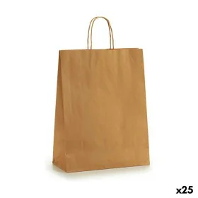 Bolsa de Papel 32 X 12 X 50 cm Marrón (25 Unidades) de Pincello, Cajas y bolsas de regalo - Ref: S3623541, Precio: 12,86 €, D...