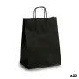 Bolsa de Papel 24 x 12 x 40 cm Negro (25 Unidades) de Pincello, Cajas y bolsas de regalo - Ref: S3623543, Precio: 11,85 €, De...