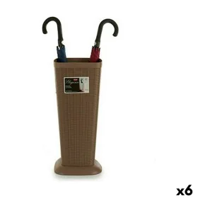 Umbrella stand Stefanplast Elegance Beige Plastic 25,3 x 57 x 25,3 cm (6 Units) by Stefanplast, Umbrella Stands - Ref: S36235...