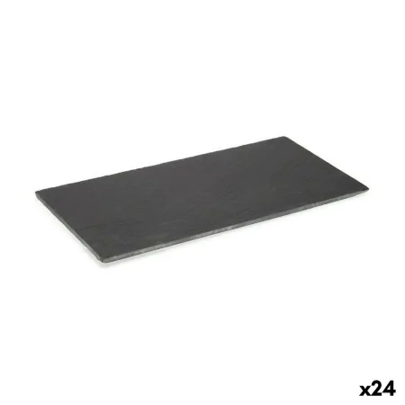 Plateau apéritif Noir Ardoise 30 x 0,651 x 15 cm (24 Unités) de Kinvara, Plats et plateaux - Réf : S3623569, Prix : 39,34 €, ...