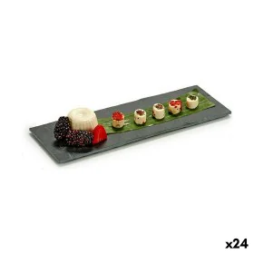 Snack tray Black Board 30,3 x 0,5 x 10 cm (24 Units) by Kinvara, Plates and dishes - Ref: S3623570, Price: 39,98 €, Discount: %