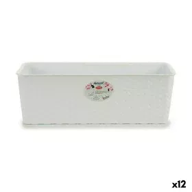 Planter Stefanplast White Plastic 48,5 x 16 x 18 cm (12 Units) by Stefanplast, Window Boxes - Ref: S3623589, Price: 67,61 €, ...