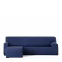 Capa para chaise longue de braço curto esquerdo Eysa BRONX Azul 110 x 110 x 310 cm de Eysa, Sofás - Ref: D1607122, Preço: 101...