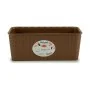 Floreira Stefanplast Castanho PVC 13 x 11 x 28,5 cm (12 Unidades) de Stefanplast, Vasos de janela - Ref: S3623593, Preço: 40,...