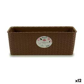 Jardinera Stefanplast Beige Plástico 39 x 13,5 x 15,5 cm (12 Unidades) de Stefanplast, Maceteros de ventana - Ref: S3623596, ...