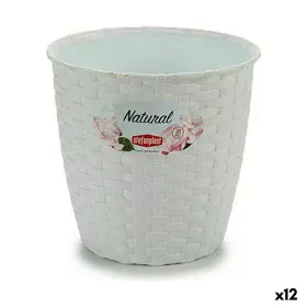 Cache-pot Stefanplast Blanc Plastique 14 x 13 x 14 cm (12 Unités) de Stefanplast, Cache-pots - Réf : S3623597, Prix : 17,88 €...