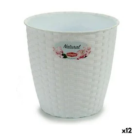 Vaso Stefanplast Bianco Plastica 19 x 17,5 x 19 cm (12 Unità) di Stefanplast, Cachepot - Rif: S3623600, Prezzo: 28,46 €, Scon...